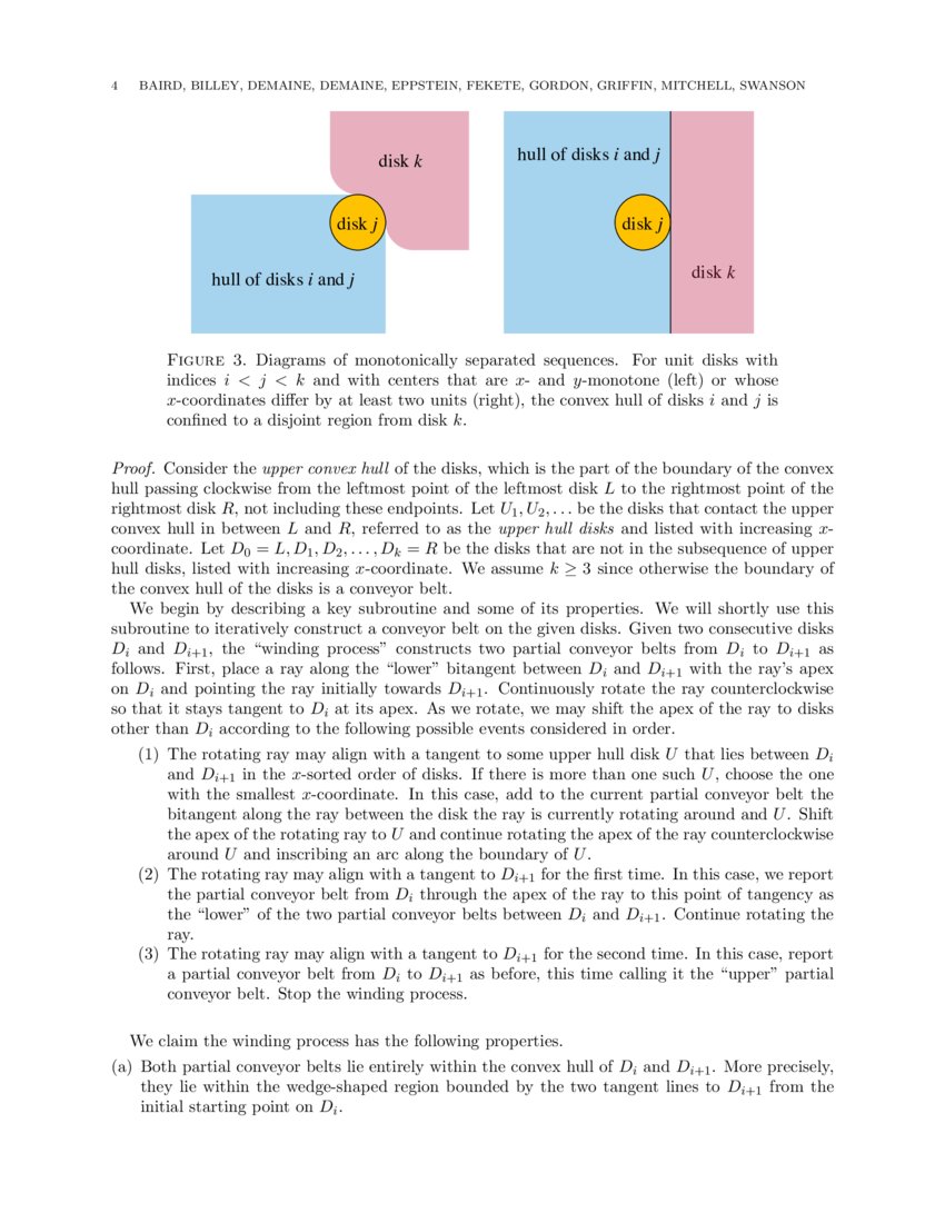Existence and hardness of conveyor belts DeepAI
