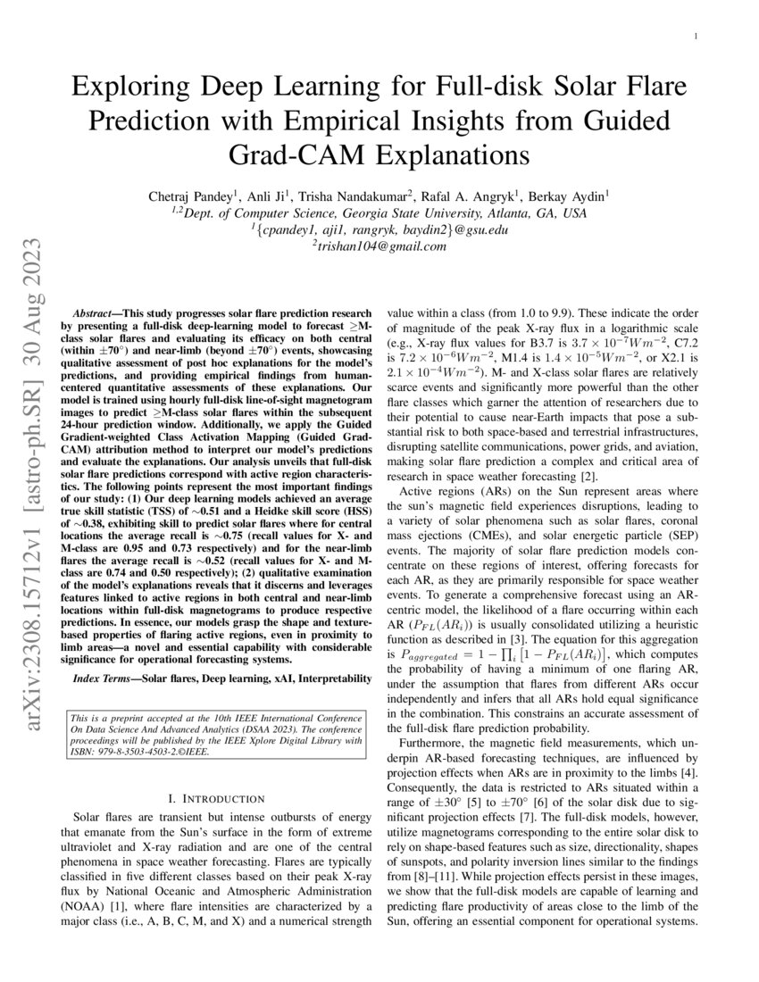 Exploring Deep Learning for Full-disk Solar Flare Prediction with ...