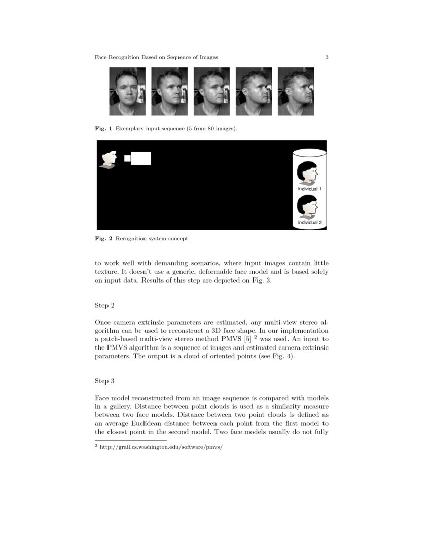 Face Recognition Based on Sequence of Images DeepAI