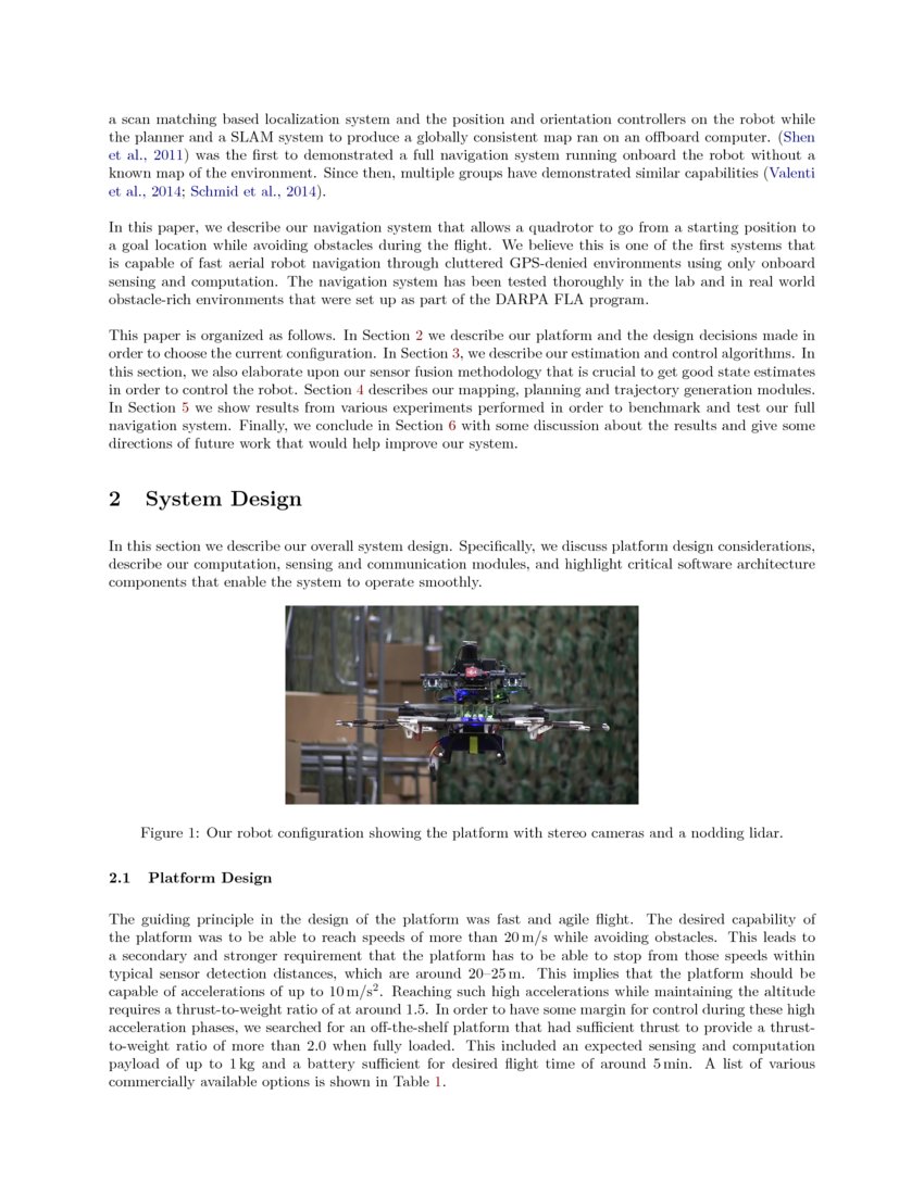 Fast, Autonomous Flight in GPSDenied and Cluttered Environments DeepAI