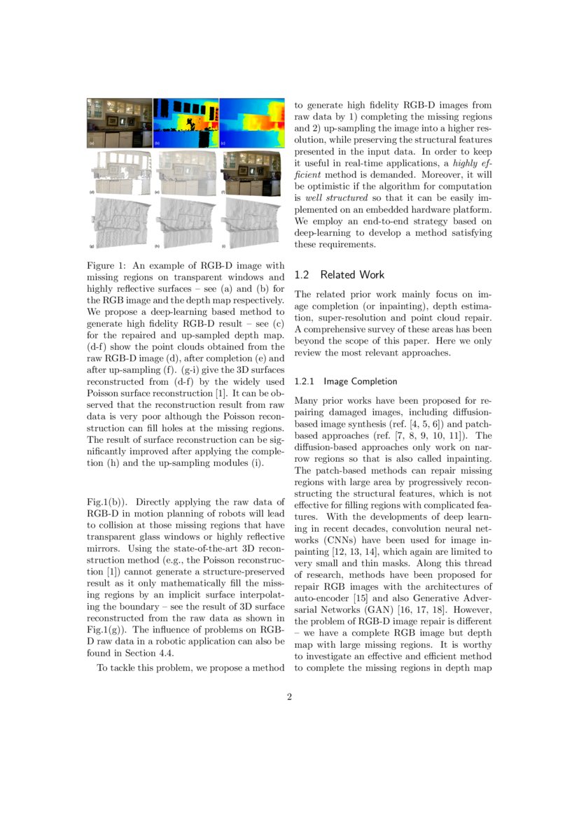 Fast Generation of High Fidelity RGB-D Images by Deep-Learning with ...