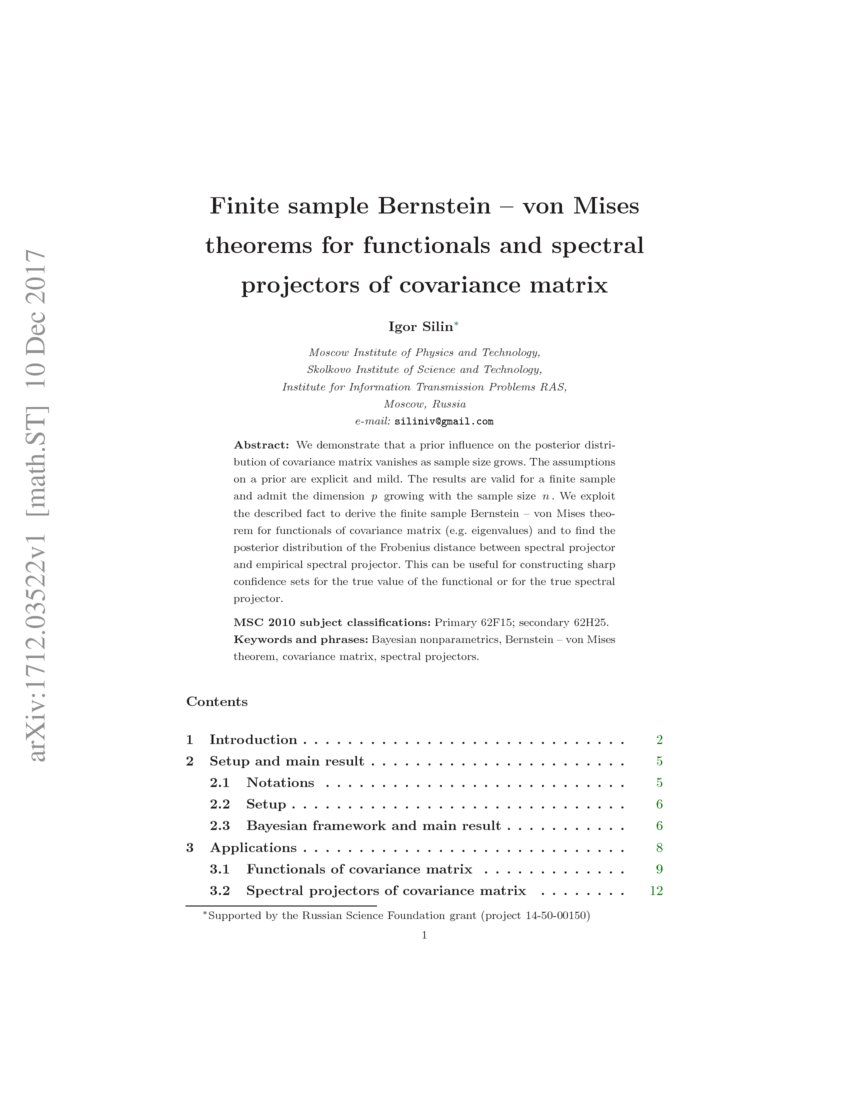 Finite sample Bernstein - von Mises theorems for functionals and ...