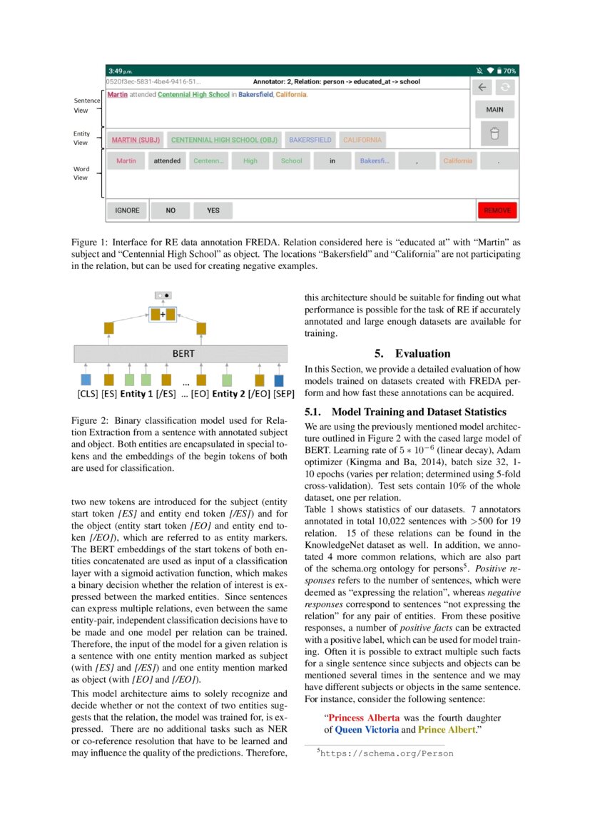 FREDA Flexible Relation Extraction Data Annotation DeepAI