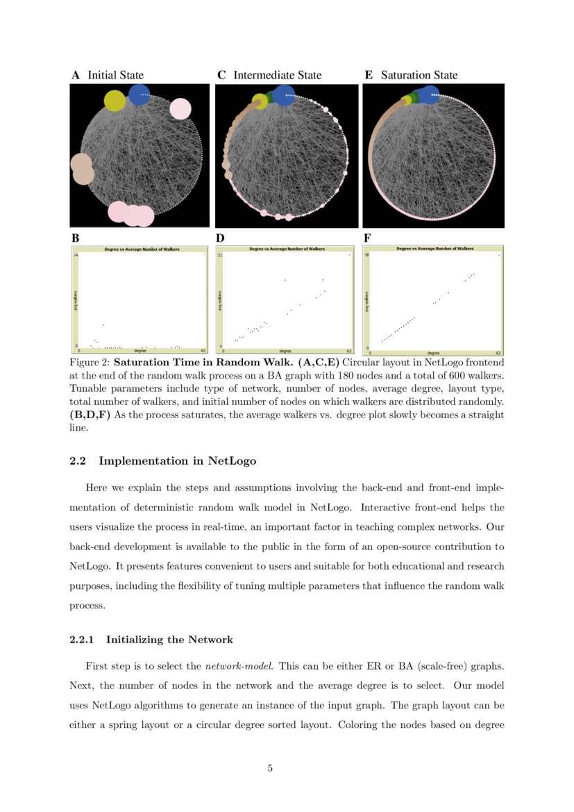 From NetLogo Modeling of Deterministic Random Walk to the