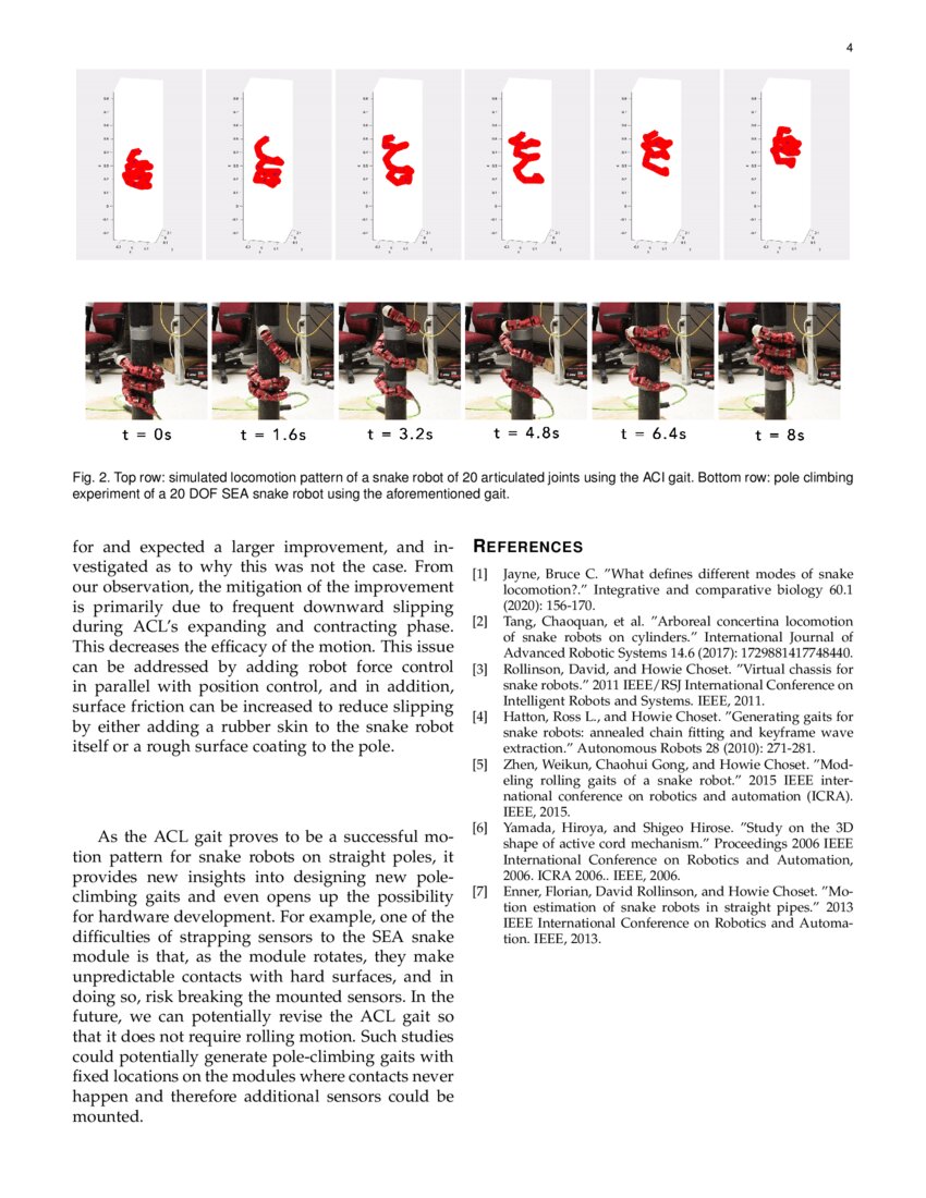 Gait Design of a Novel Arboreal Concertina for Snakelike