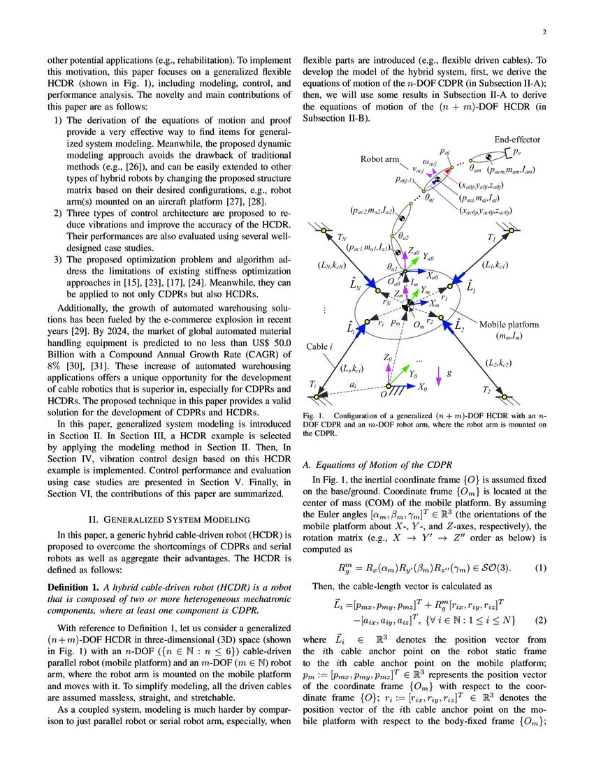 cable driven robot arm