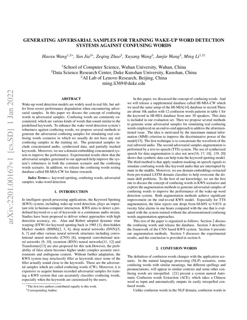 generating-adversarial-samples-for-training-wake-up-word-detection