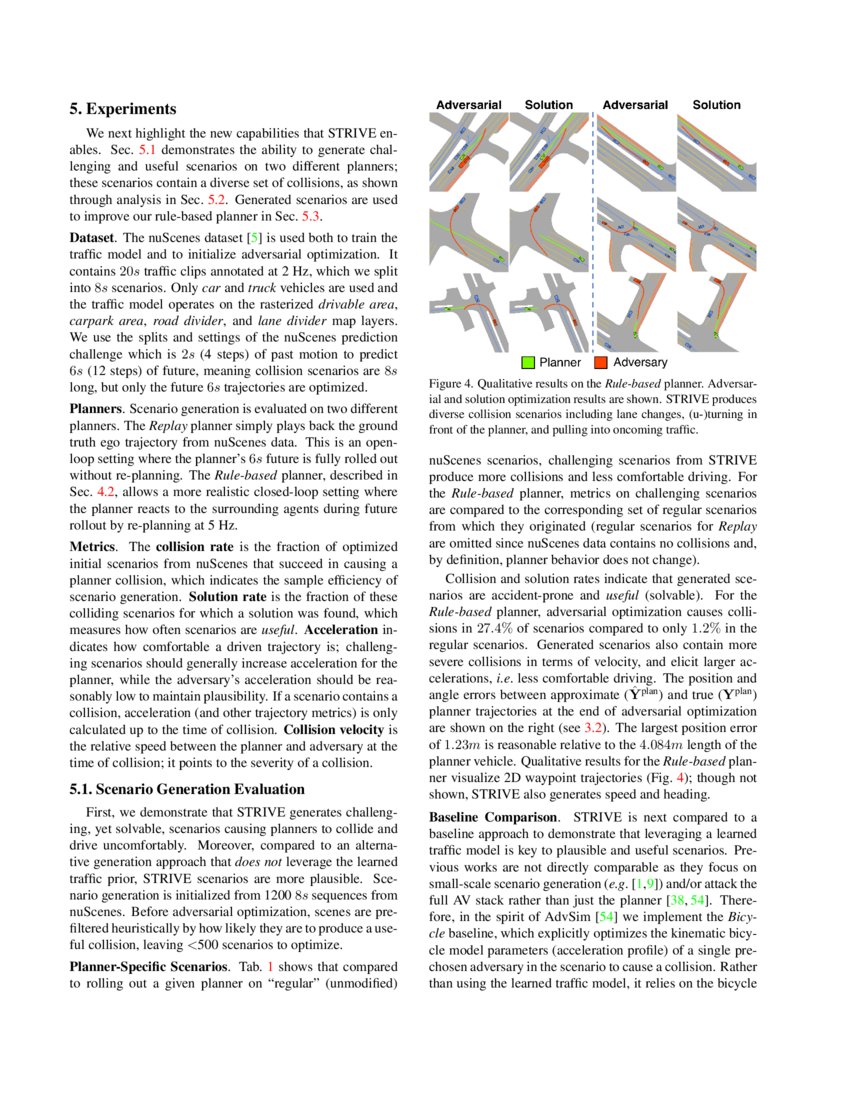 Generating Useful AccidentProne Driving Scenarios via a Learned
