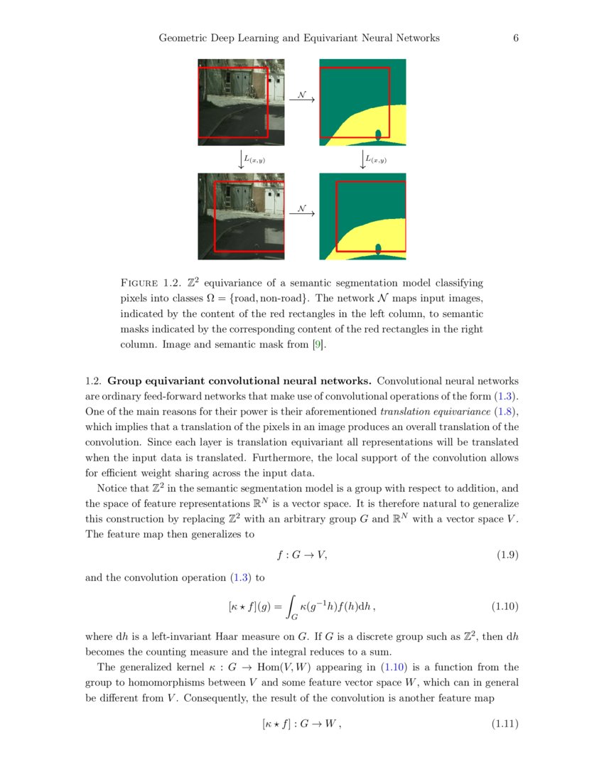 Geometric Deep Learning and Equivariant Neural Networks | DeepAI
