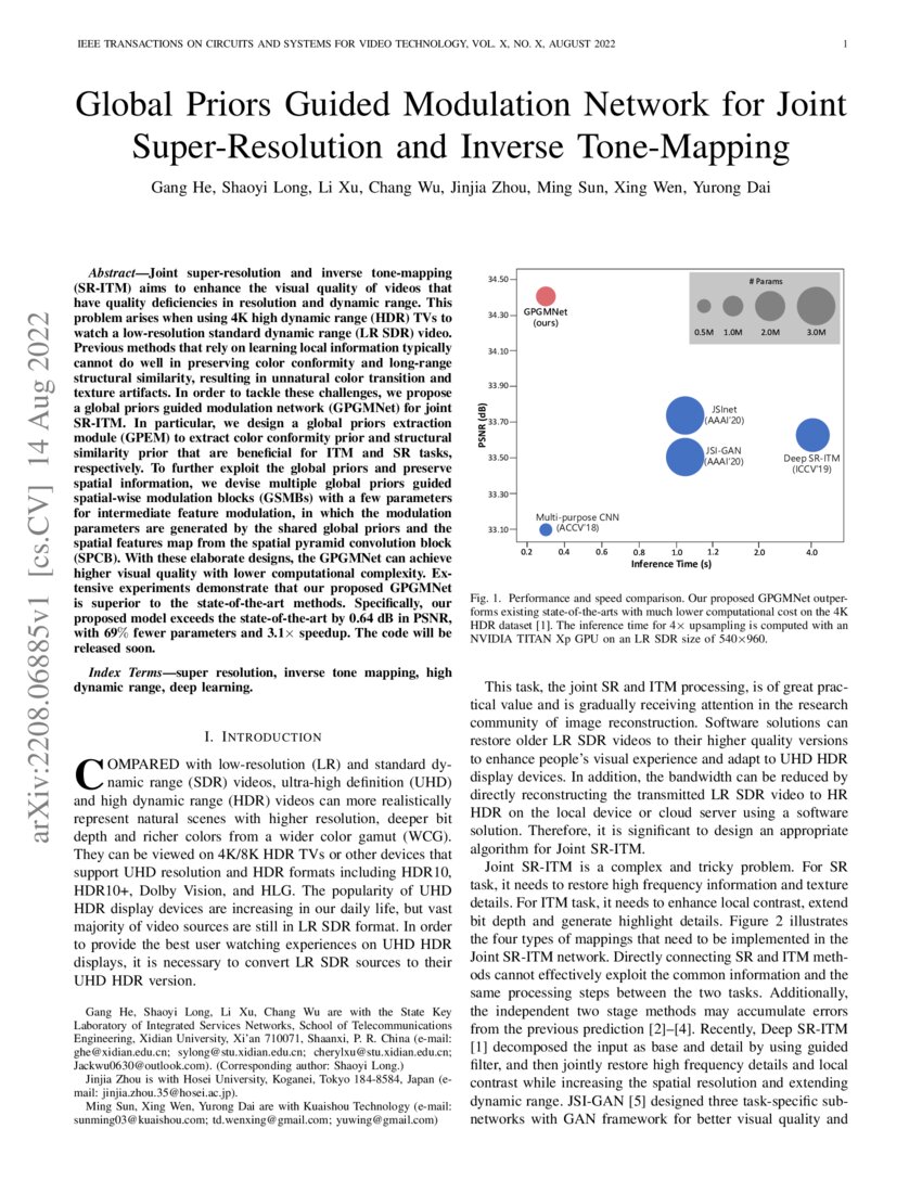 global-priors-guided-modulation-network-for-joint-super-resolution-and