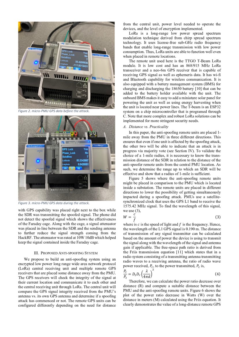 GPS Spoofing Attacks on Phasor Measurement Units Practical Feasibility