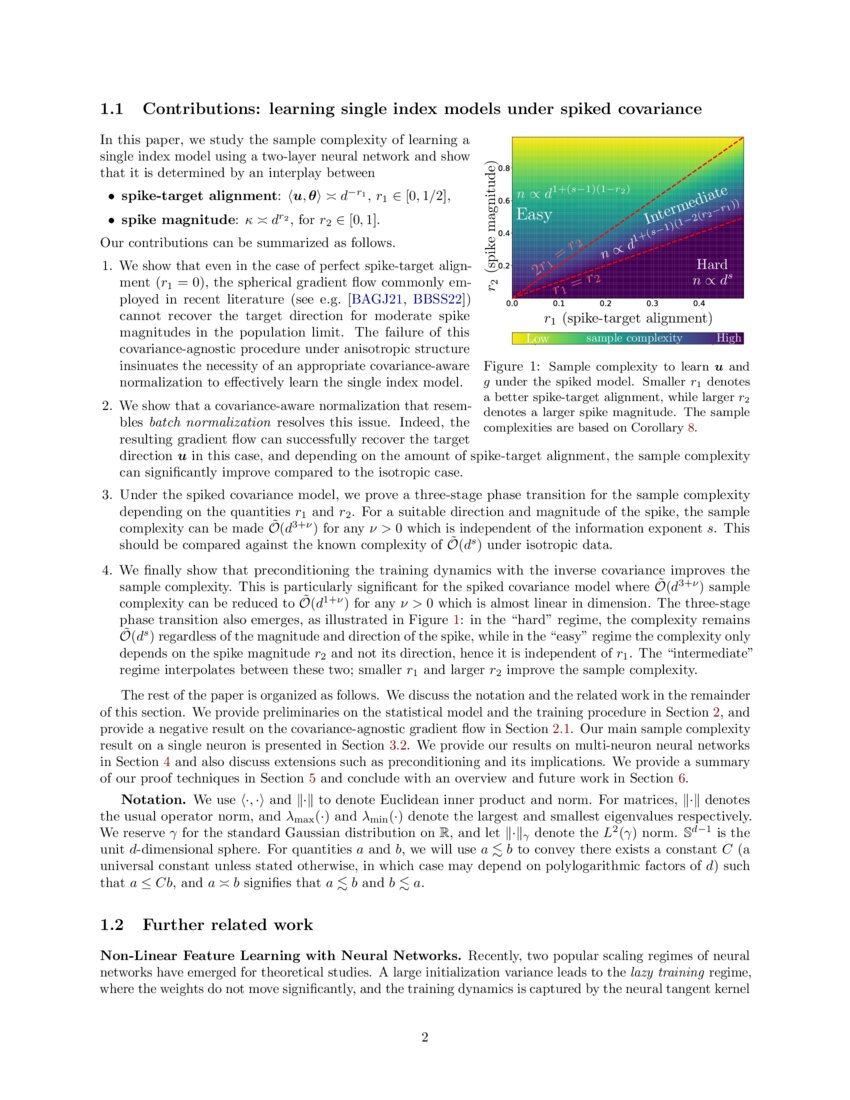 Gradient Based Feature Learning Under Structured Data Deepai Gradient Based Feature Learning Under Structured Data Deepai