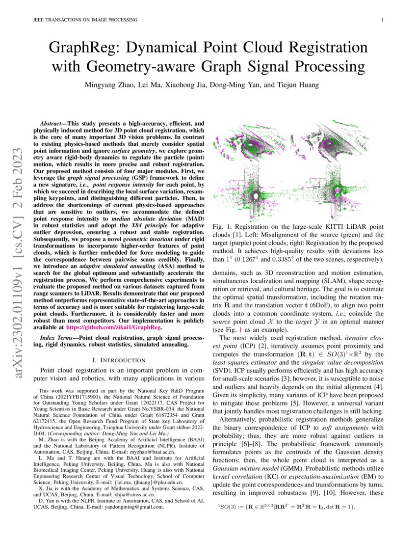 GraphReg Dynamical Point Cloud Registration with Geometryaware Graph