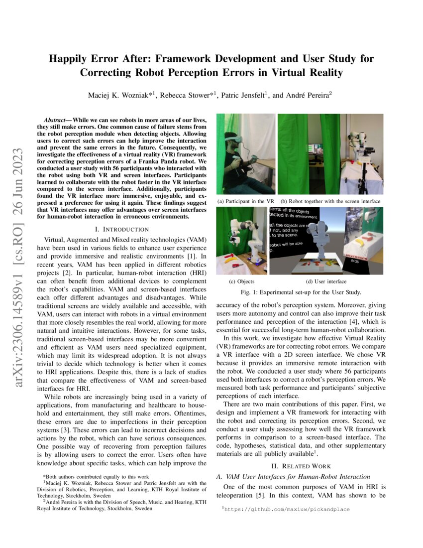 Happily Error After: Framework Development and User Study for ...
