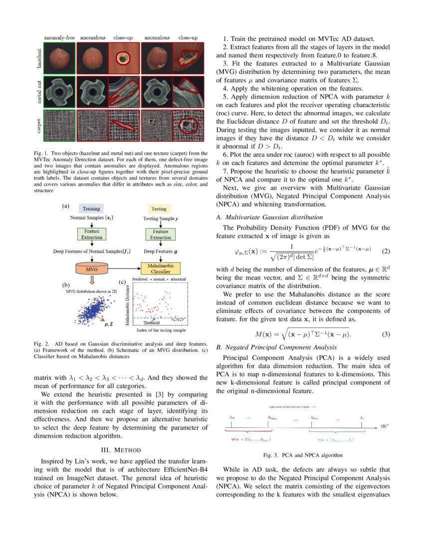 Heuristic Hyperparameter Choice for Image Anomaly Detection | DeepAI