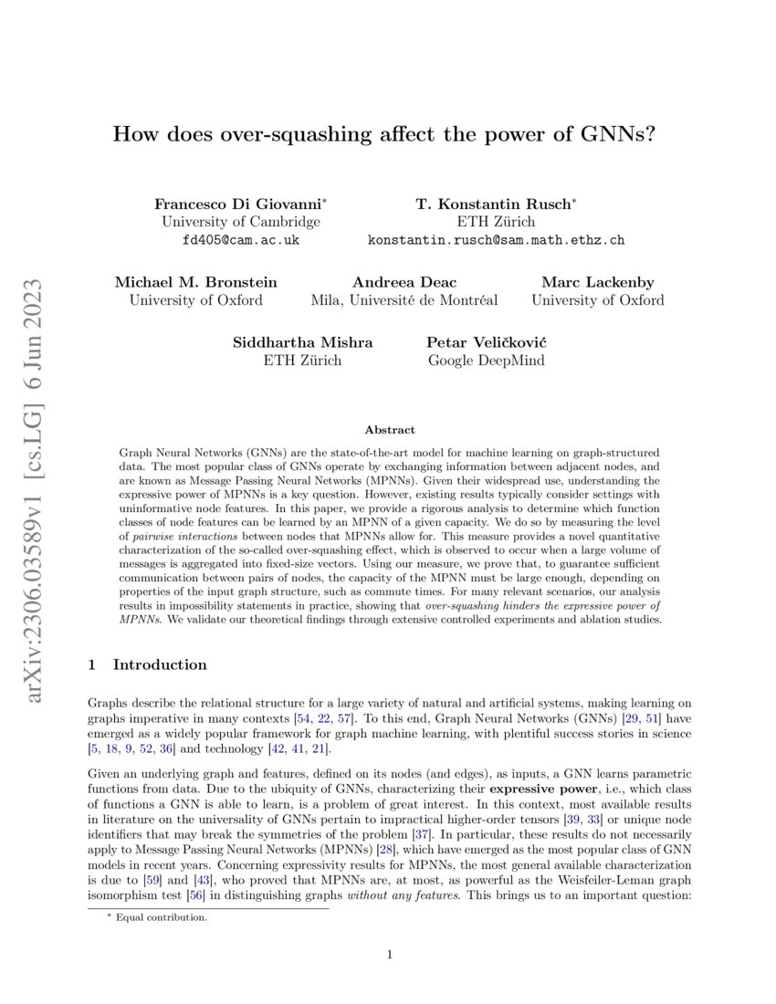 How does oversquashing affect the power of GNNs? DeepAI