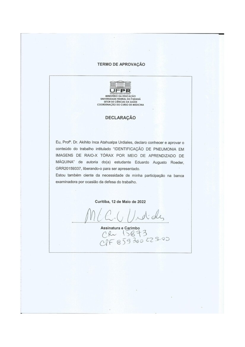 Identification of pneumonia on chest xray images through machine learning DeepAI