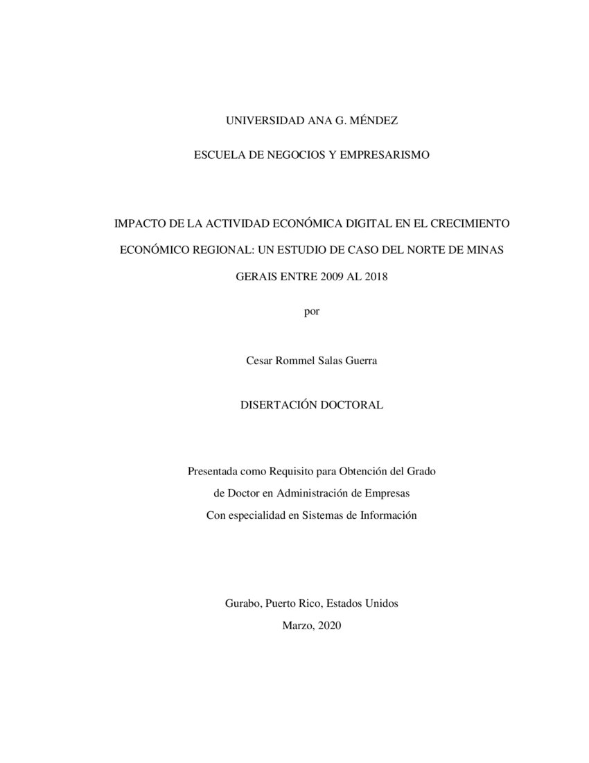 Impact Of Digital Economic Activity On Regional Economic Growth A Case