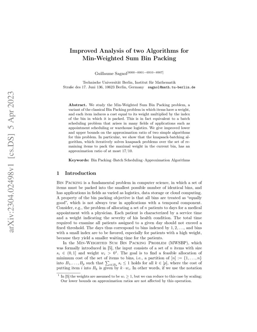 Improved Analysis of two Algorithms for MinWeighted Sum Bin Packing
