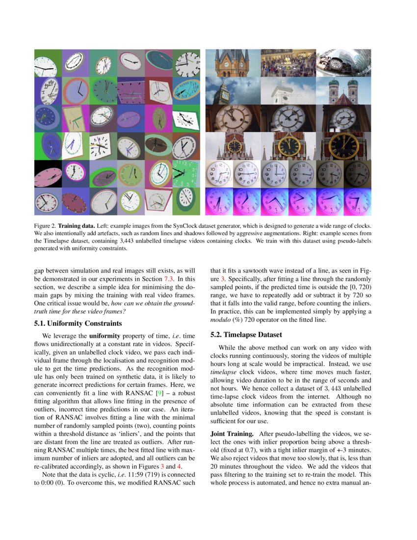 It's About Time Analog Clock Reading in the Wild DeepAI