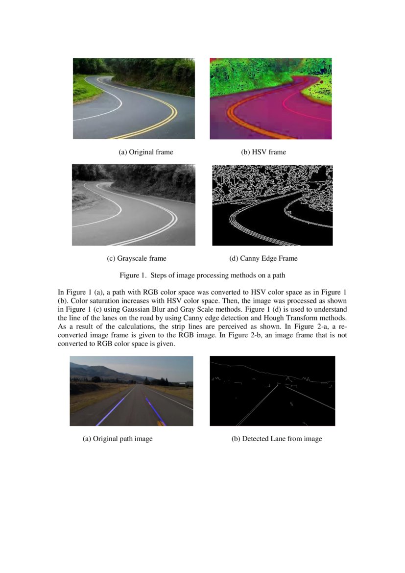 Lane Detection For Prototype Autonomous Vehicle | DeepAI