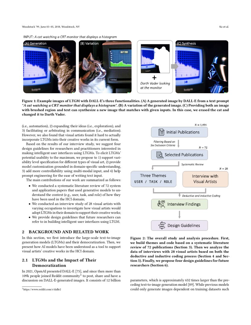 Large-scale Text-to-Image Generation Models for Visual Artists ...