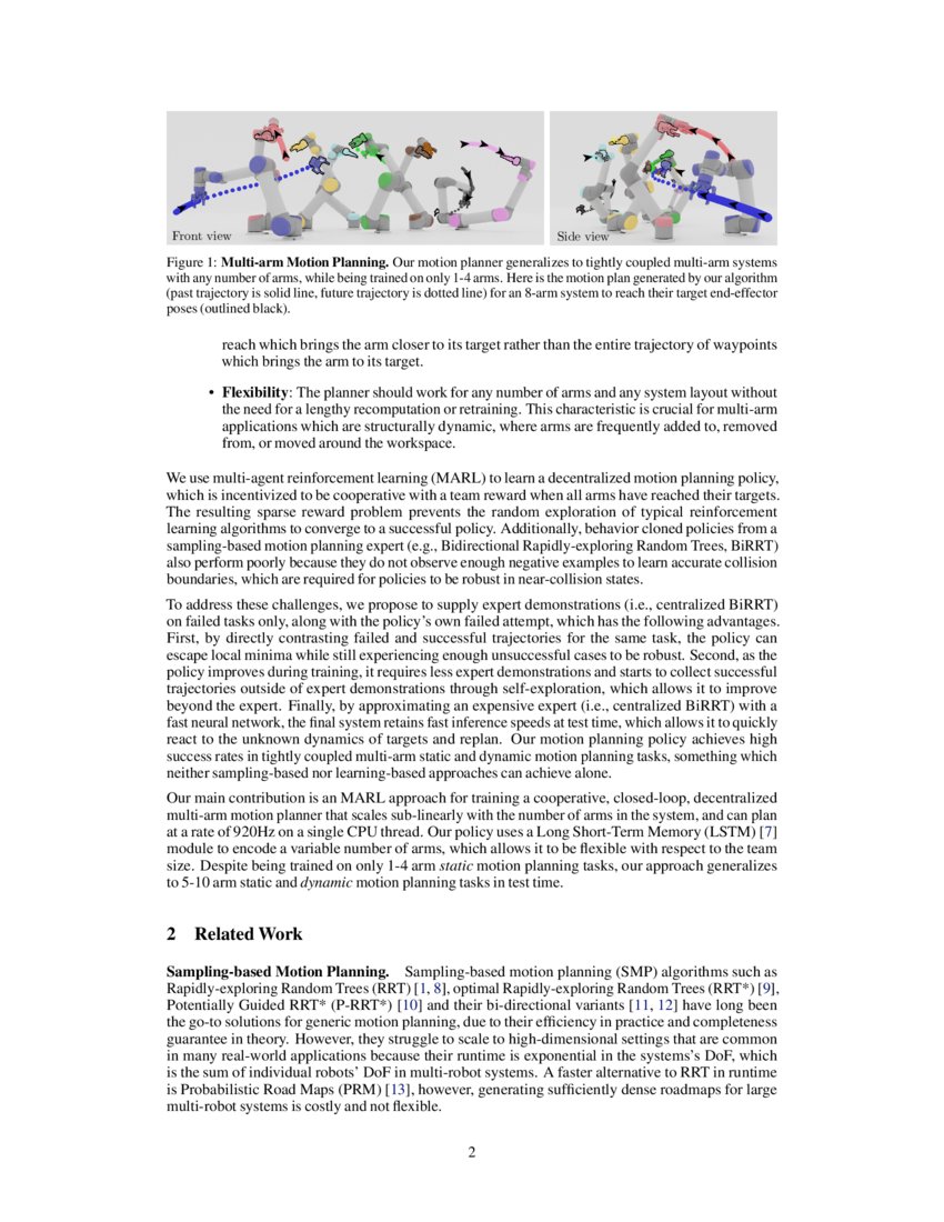Learning A Decentralized Multi Arm Motion Planner Deepai