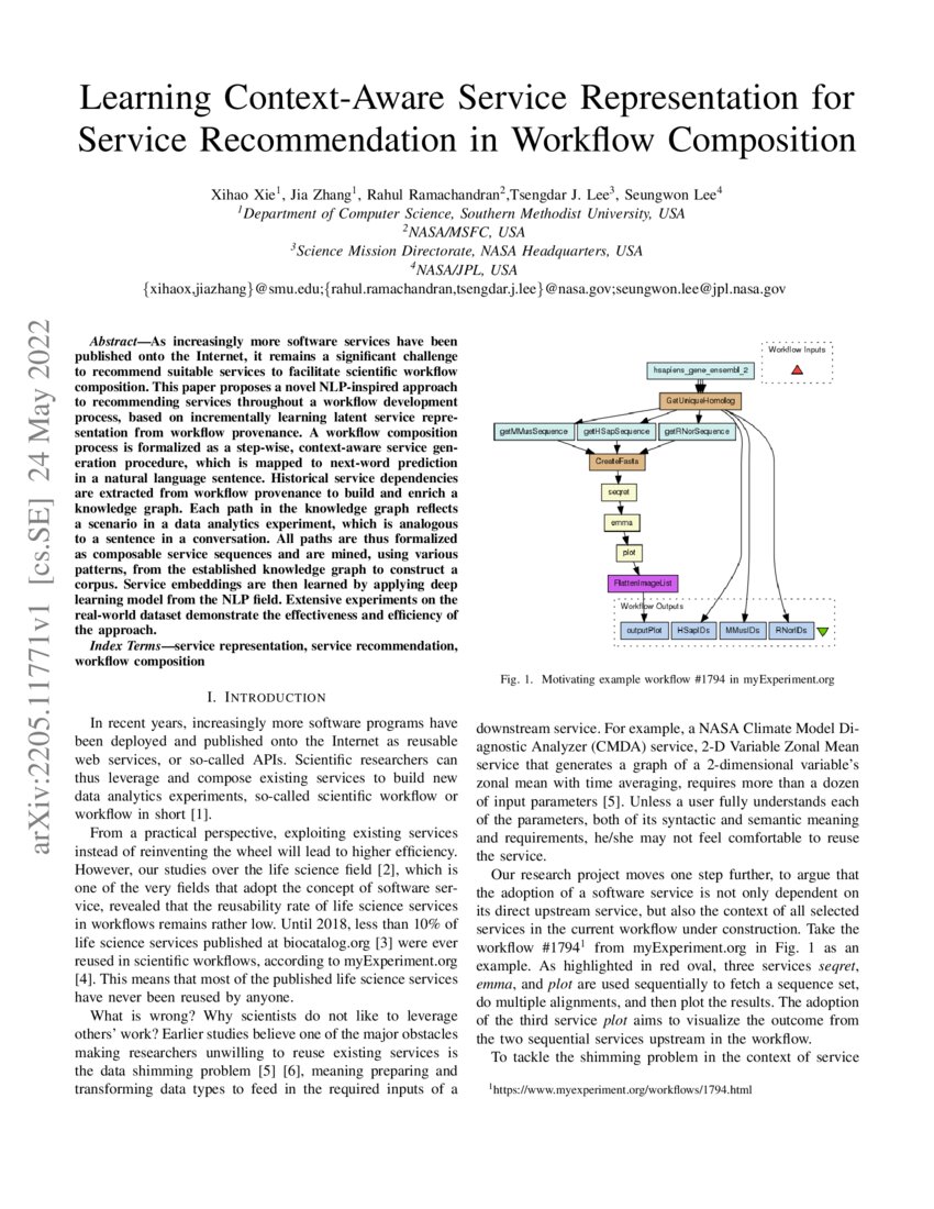 Learning Context-Aware Service Representation for Service ...