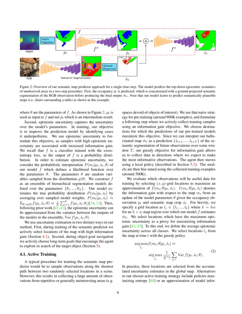 Learning to Map for Active Semantic Goal Navigation | DeepAI