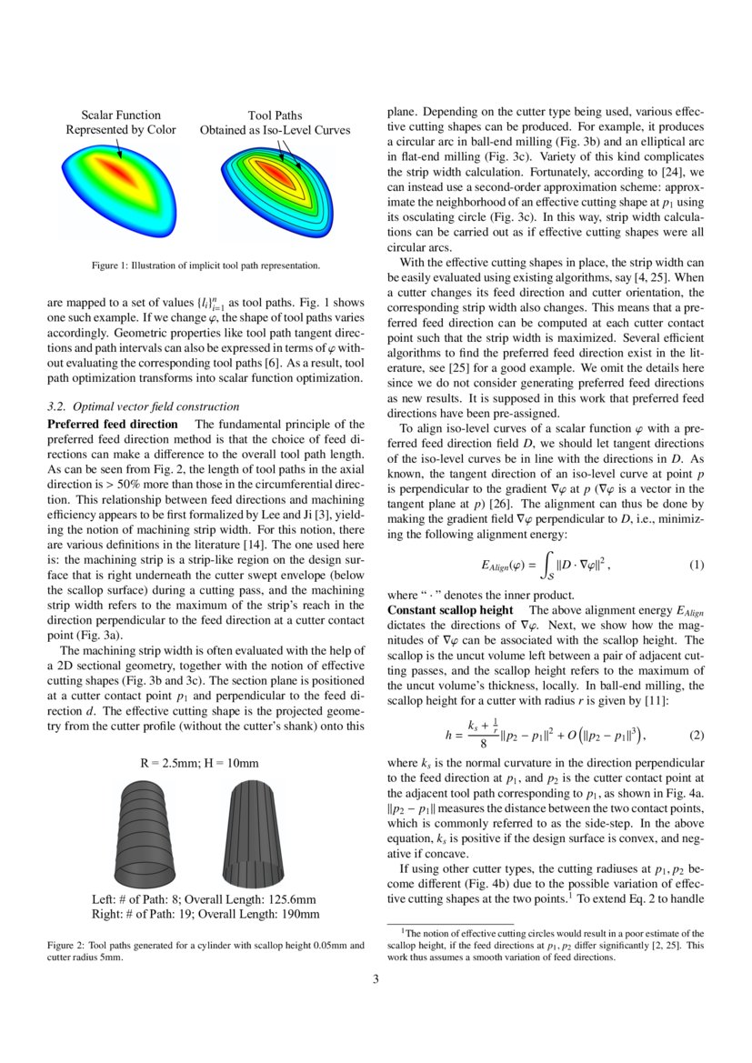Length-optimal tool path planning for freeform surfaces with preferred ...