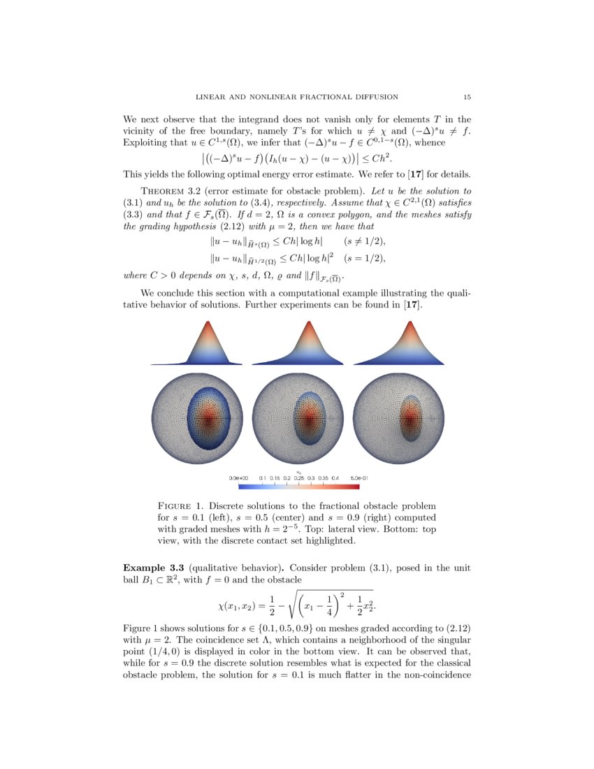Linear and Nonlinear Fractional Diffusion | DeepAI