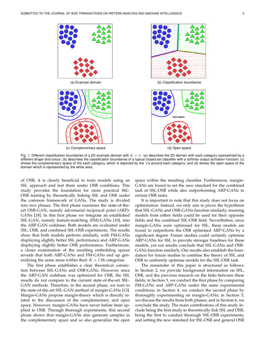 Linking generative semi-supervised learning and generative open-set ...