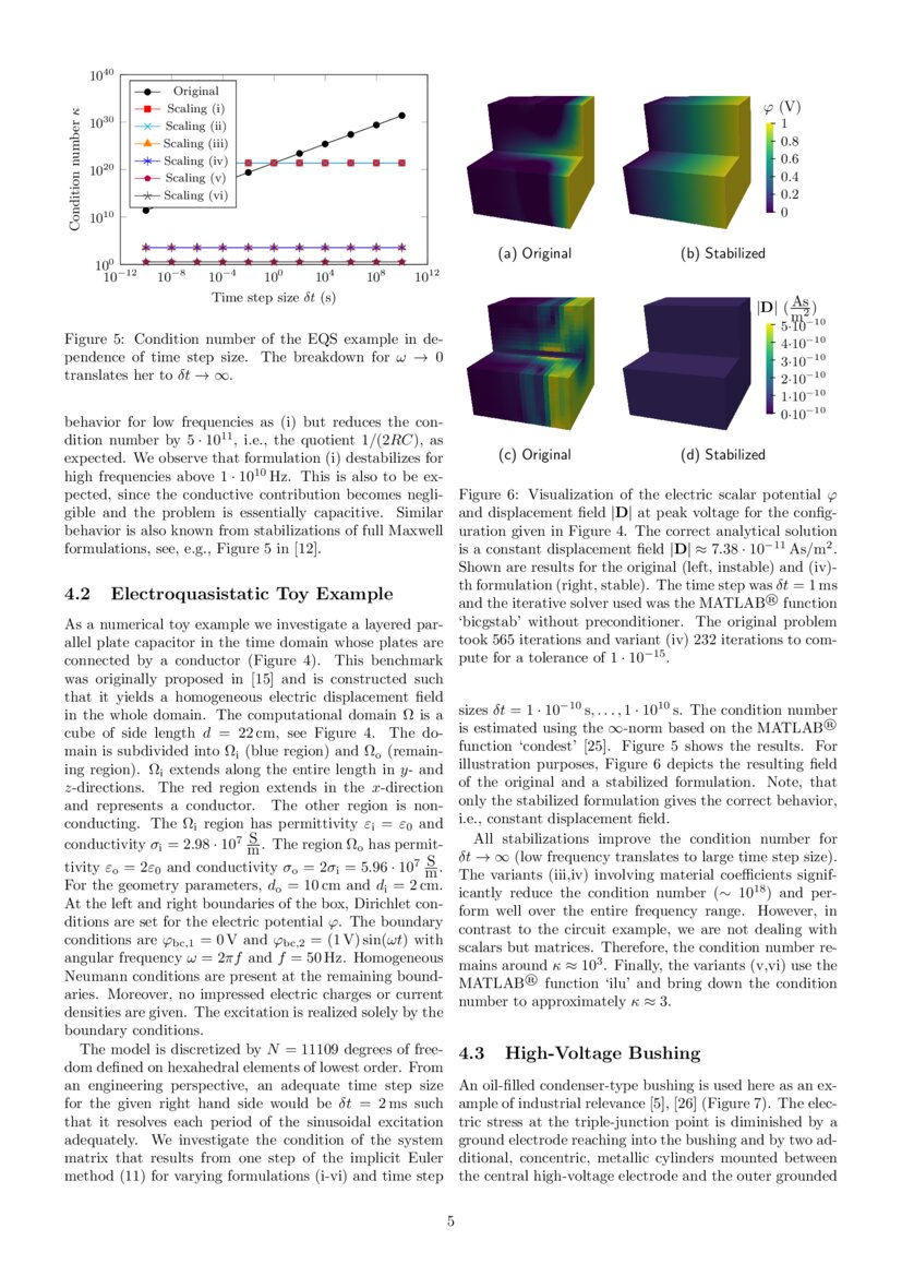 LowFrequency Stabilization of Dielectric Simulation Problems with