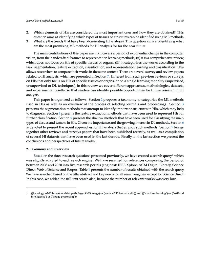 Machine Learning Methods For Histopathological Image Analysis A Review