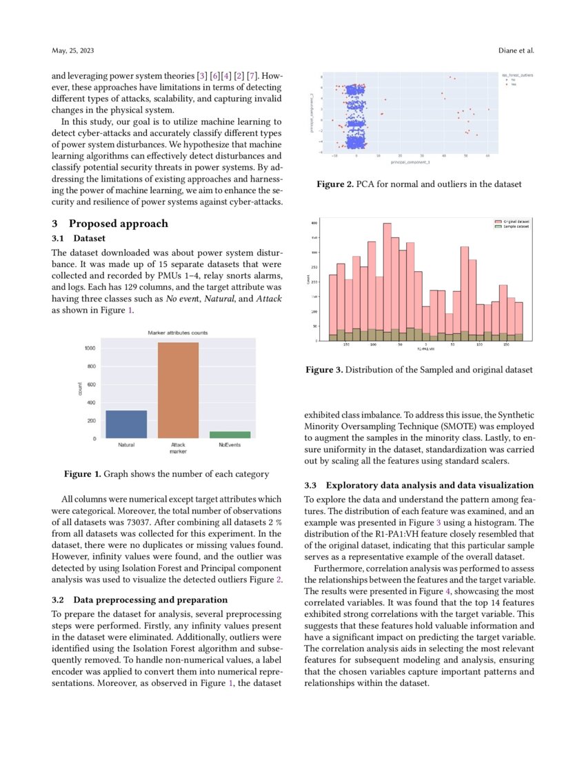 Machine Learning to detect cyberattacks and discriminating the types