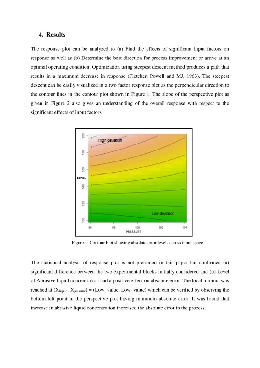 Manufacturing Process Optimization using Statistical Methodologies | DeepAI