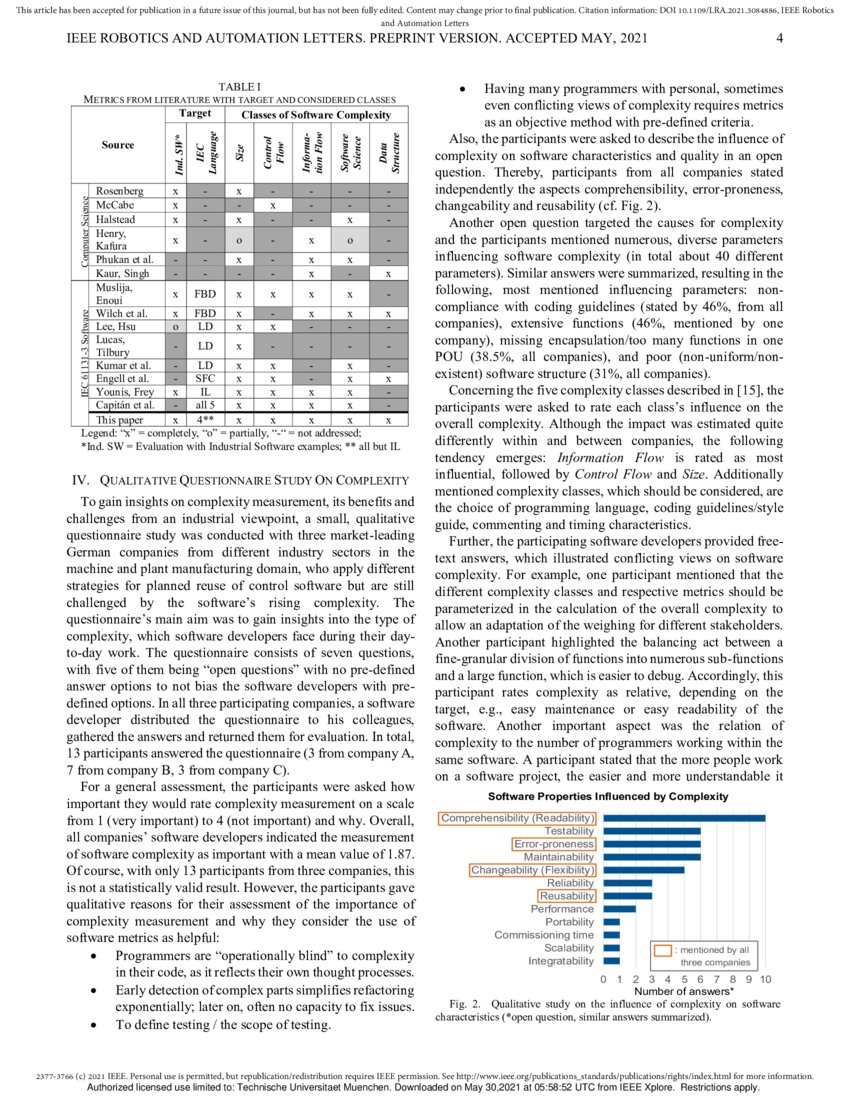 Measuring the Overall Complexity of Graphical and Textual IEC 611313 Control Software DeepAI