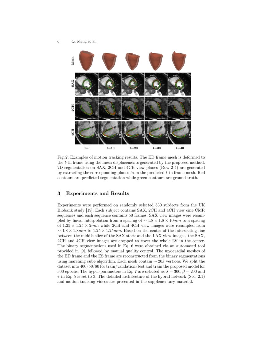 Mesh-based 3D Motion Tracking in Cardiac MRI using Deep Learning | DeepAI
