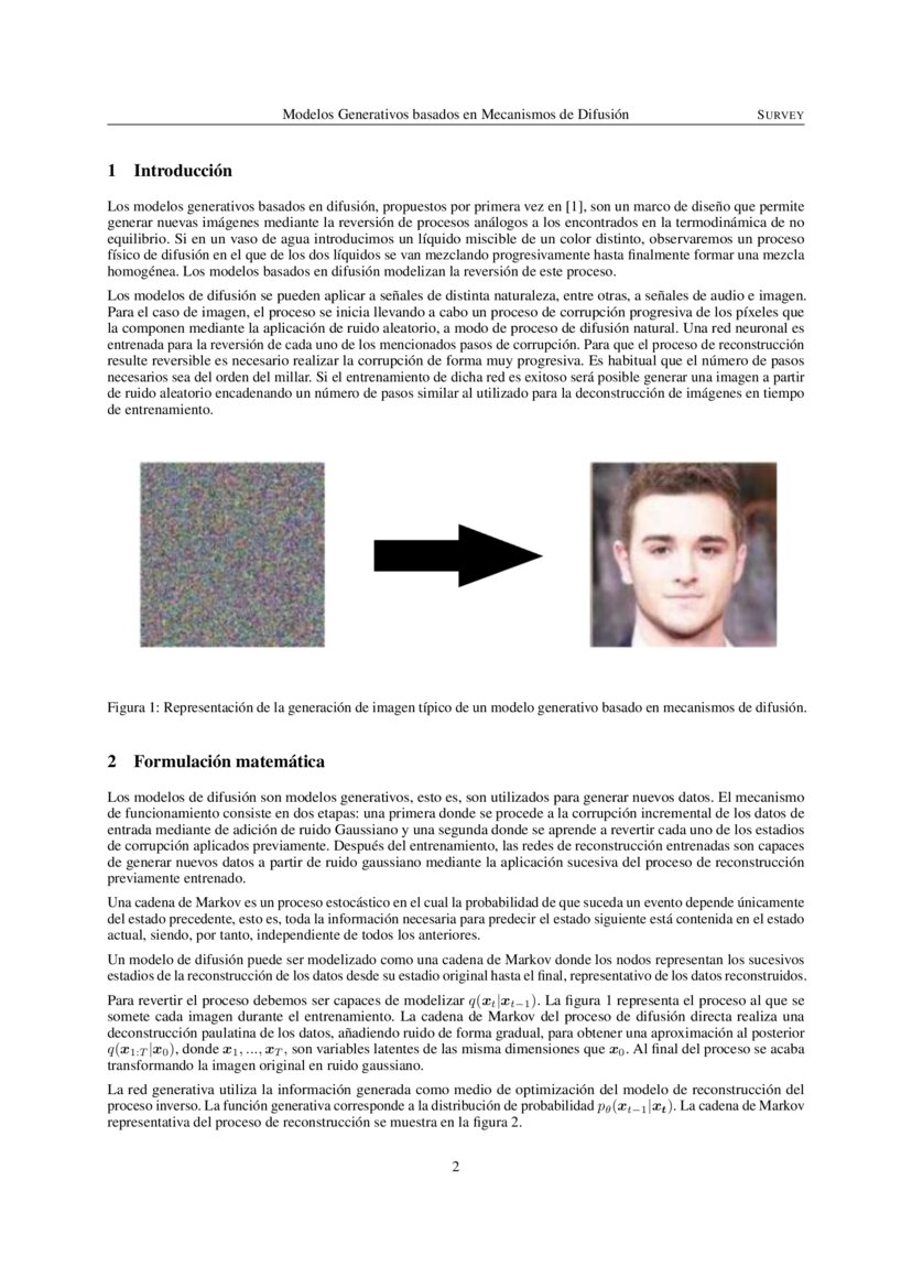 Modelos Generativos basados en Mecanismos de Difusión | DeepAI