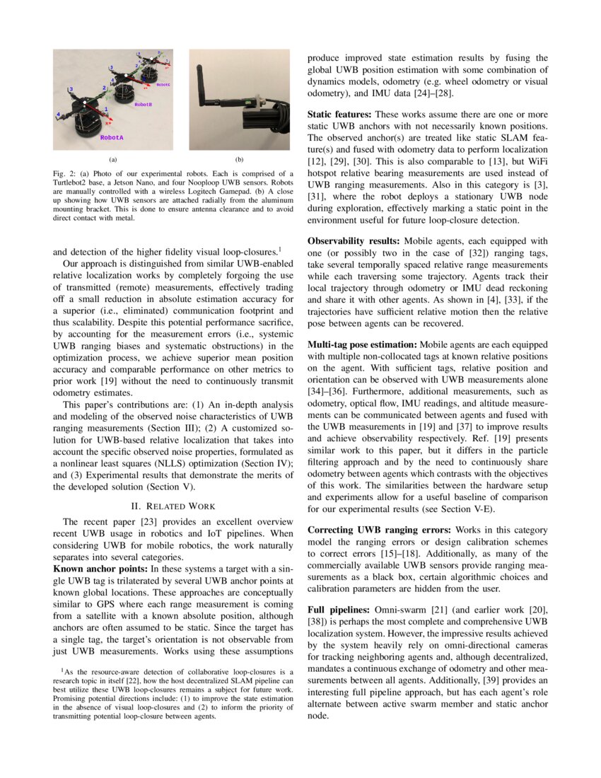 MultiAgent Relative Pose Estimation with UWB and Constrained
