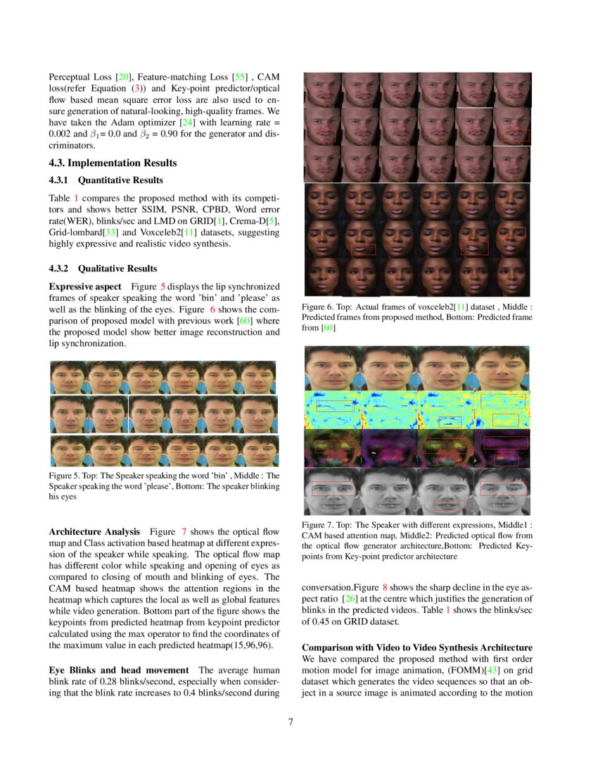 Multi Modal Adaptive Normalization for Audio to Video Generation | DeepAI