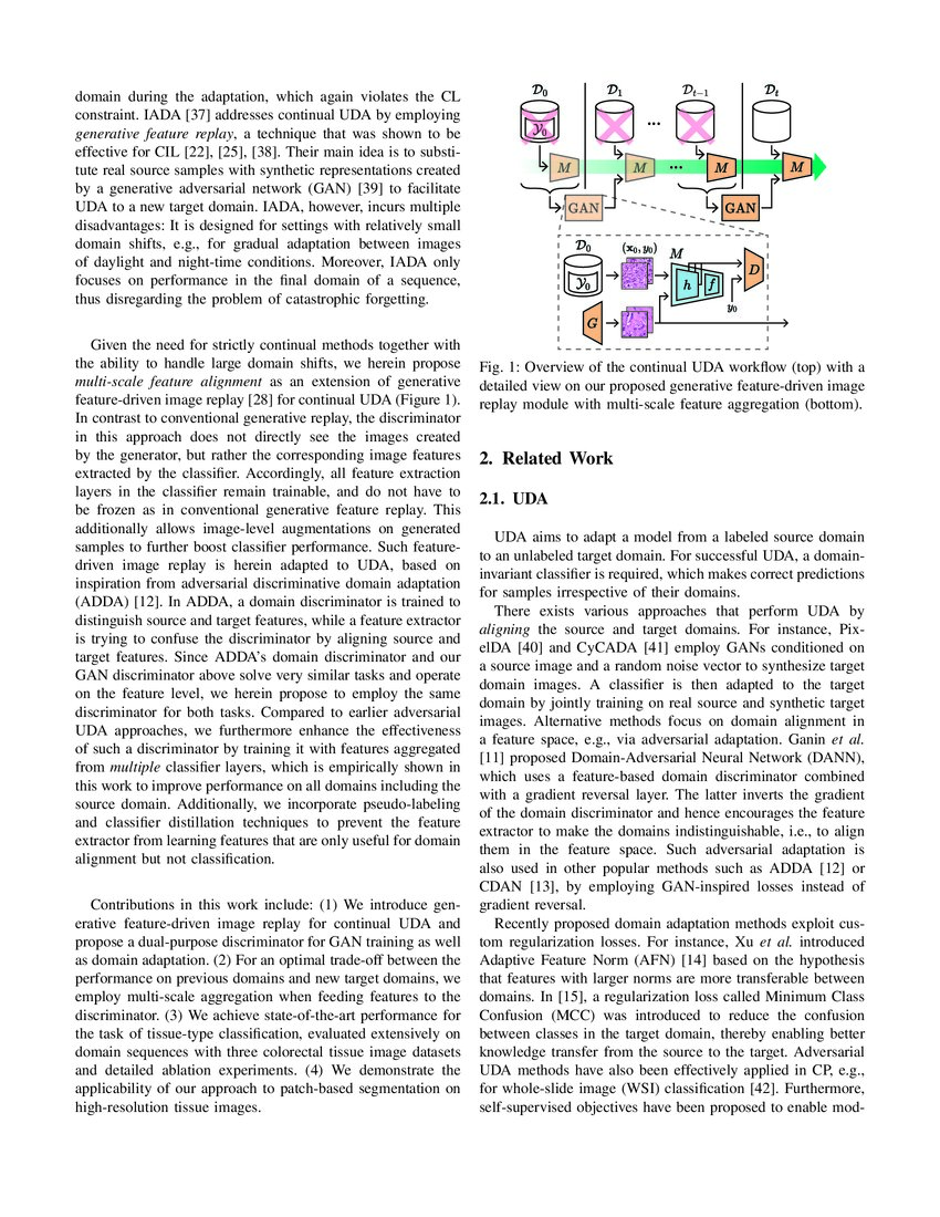 Multi-scale Feature Alignment for Continual Learning of Unlabeled ...