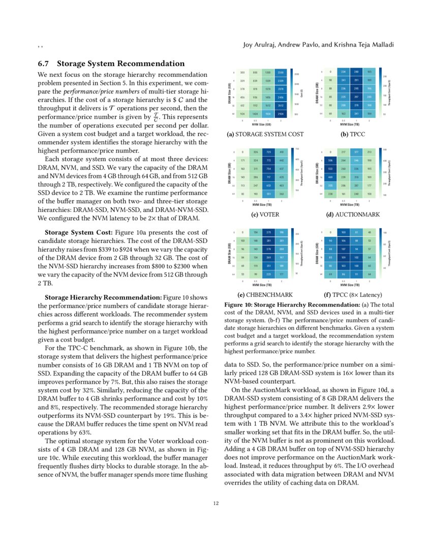 MultiTier Buffer Management and Storage System Design for NonVolatile