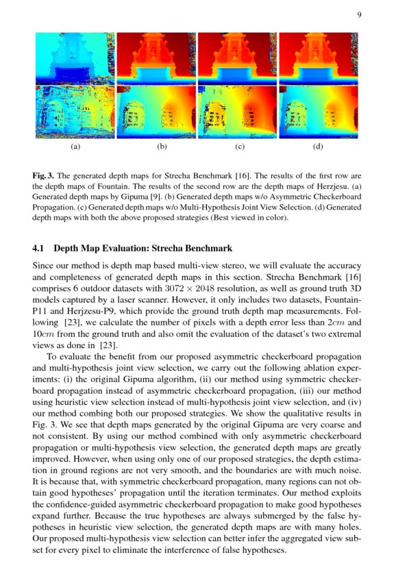 Multi-View Stereo with Asymmetric Checkerboard Propagation and Multi ...