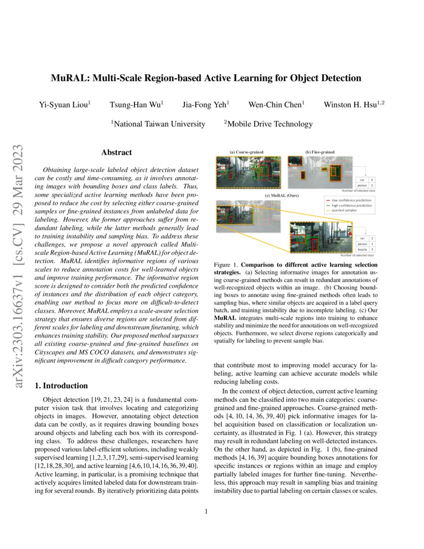 MuRAL: Multi-Scale Region-based Active Learning for Object Detection ...