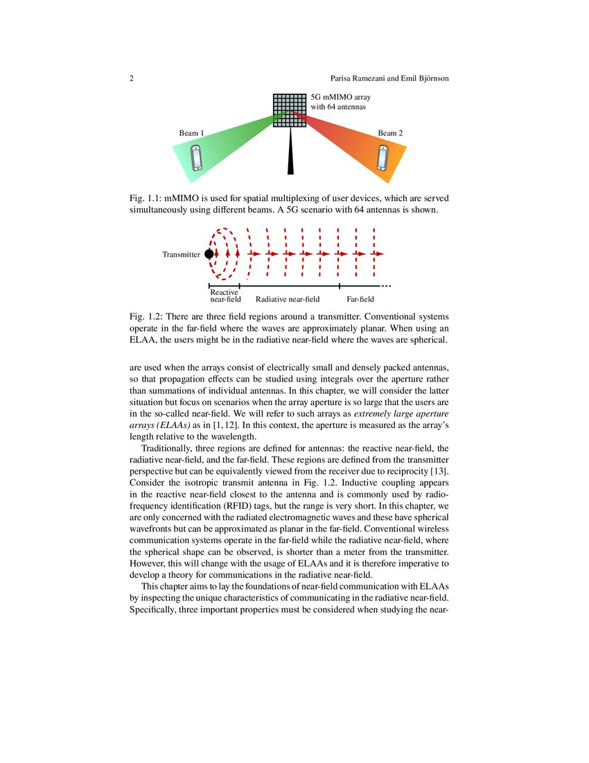 NearField Beamforming and Multiplexing Using Extremely Large Aperture