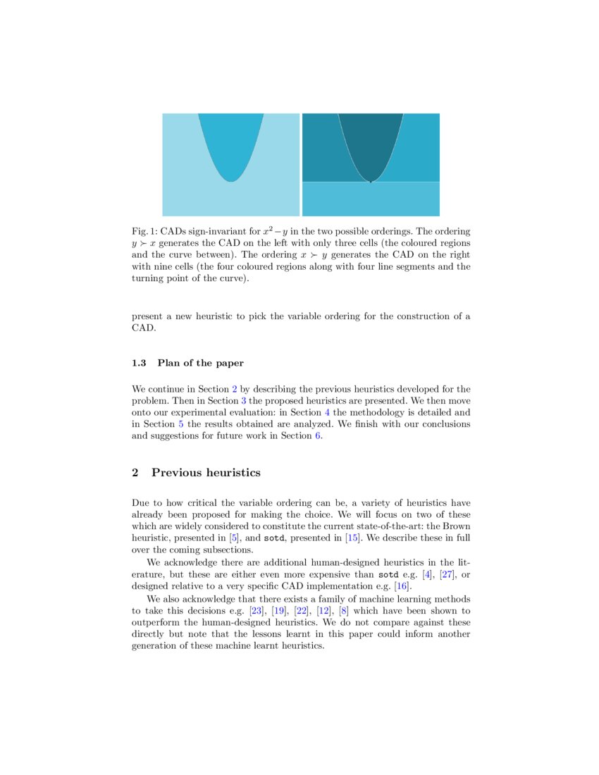 New heuristic to choose a cylindrical algebraic variable