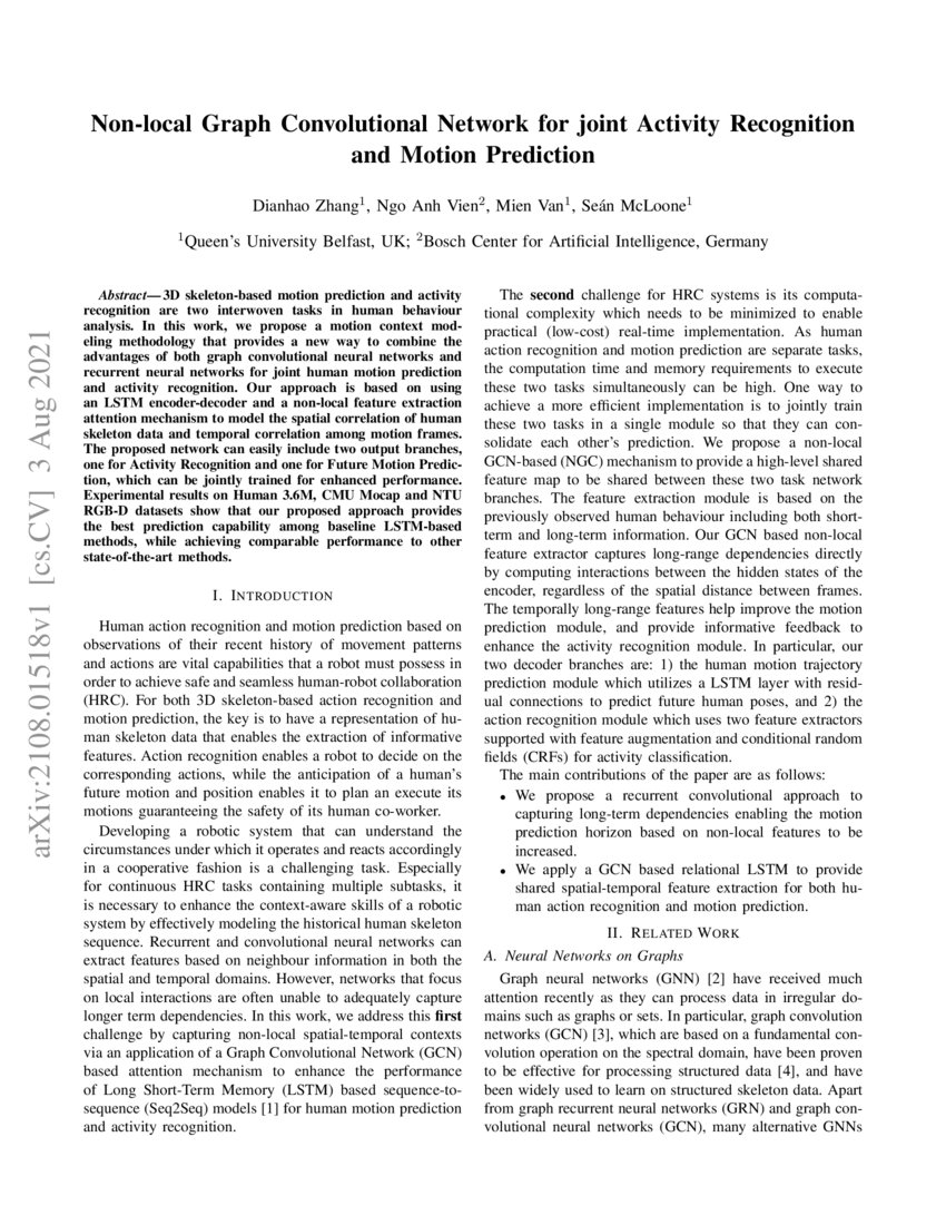 Non-local Graph Convolutional Network for joint Activity Recognition ...