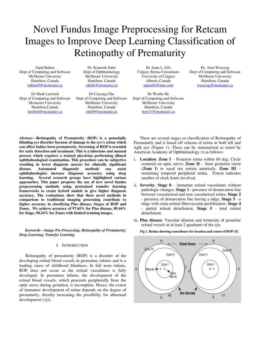 Novel Fundus Image Preprocessing for Retcam Images to Improve Deep ...