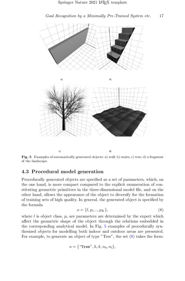 Object Recognition by a Minimally PreTrained System in the Process of